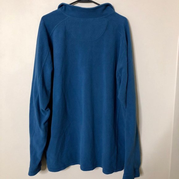 Mens LL Bean XXL Tall Fleece Quarter Zip Pullover Sweatshirt - Picture 5 of 5